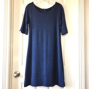 Adrienne Vittadini | Shift Dress in Heathered Blue